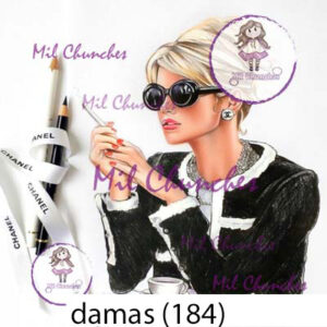 Cromo Papel Damas-184