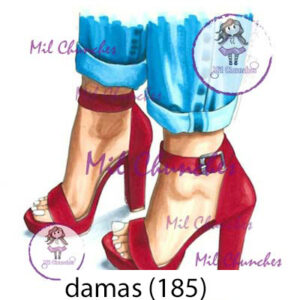 Cromo Papel Damas-185
