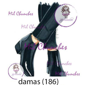 Cromo Papel Damas-186