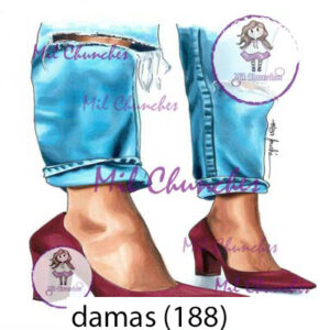 Cromo Papel Damas-188