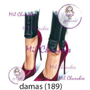 Cromo Papel Damas-189