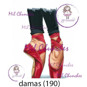 Cromo Papel Damas-190