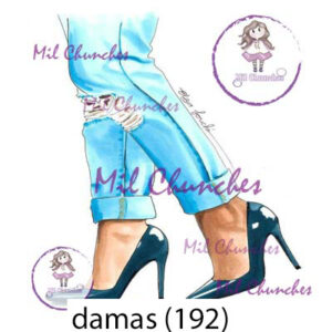Cromo Papel Damas-192