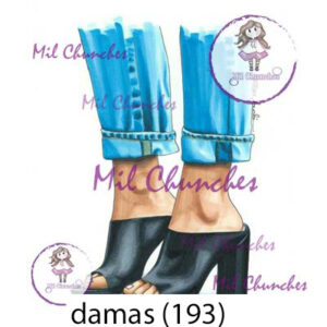 Cromo Papel Damas-193
