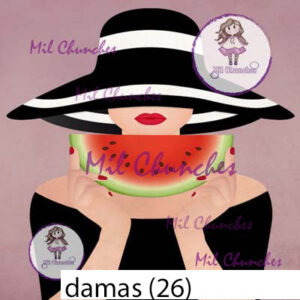 Cromo Papel Damas 026