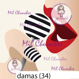 Cromo Papel Damas 034