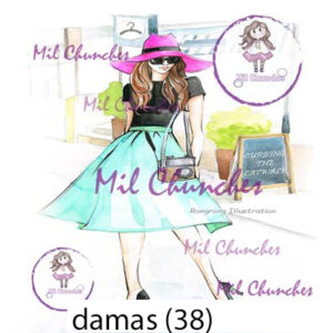 Cromo Papel Damas 038