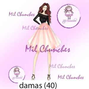Cromo Papel Damas 040