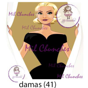 Cromo Papel Damas-041