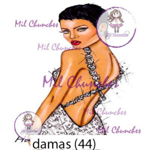 Cromo Papel Damas-044