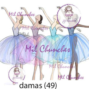 Cromo Papel Damas-049