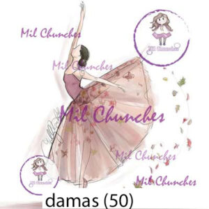 Cromo Papel Damas-050