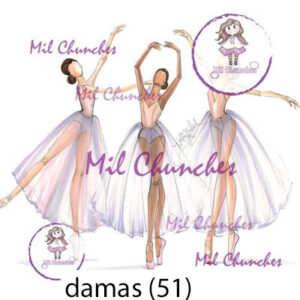 Cromo Papel Damas-051