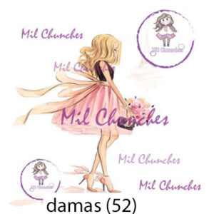 Cromo Papel Damas-052