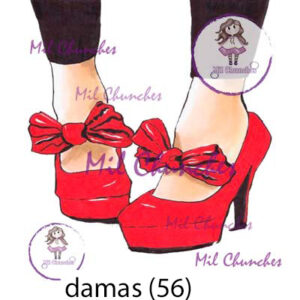 Cromo Papel Damas-056