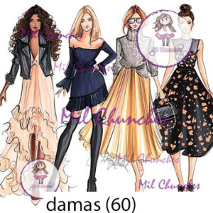 Cromo Papel Damas-060