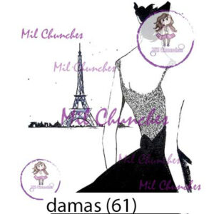 Cromo Papel Damas-061