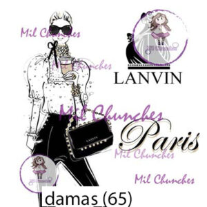 Cromo Papel Damas-065