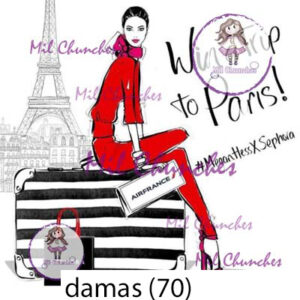 Cromo Papel Damas-070