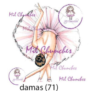 Cromo Papel Damas-071