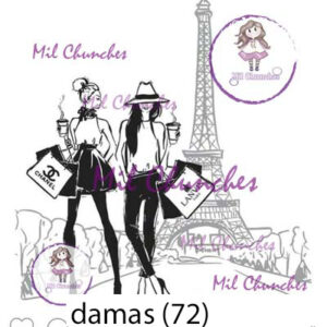 Cromo Papel Damas-072