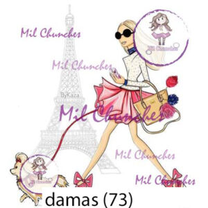 Cromo Papel Damas-073