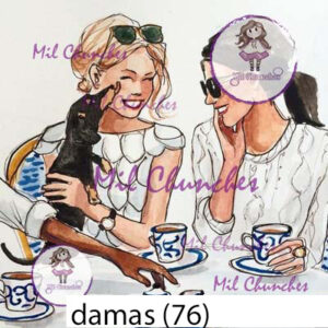Cromo Papel Damas-076