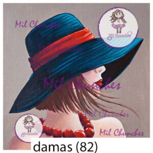Cromo Papel Damas-082