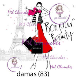 Cromo Papel Damas-083