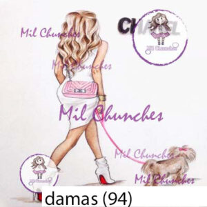Cromo Papel Damas-094