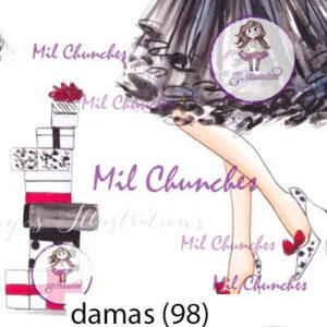 Cromo Papel Damas-098