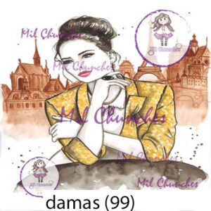 Cromo Papel Damas-099