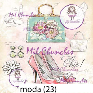 Cromo Papel Moda 023