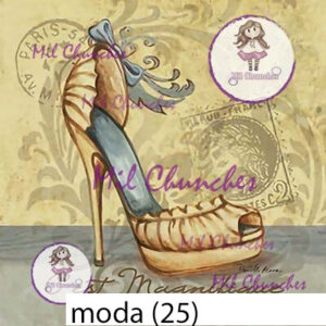 Cromo Papel Moda 025