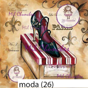 Cromo Papel Moda 026
