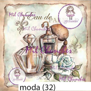 Cromo Papel Moda 032