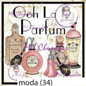 Cromo Papel Moda 034