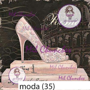 Cromo Papel Moda 035