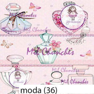 Cromo Papel Moda 036