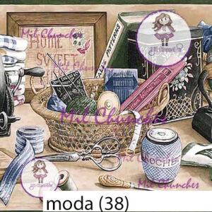 Cromo Papel Moda 038