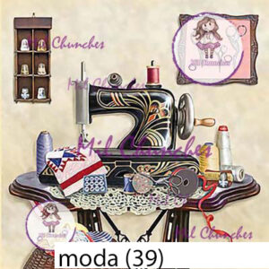 Cromo Papel Moda 039