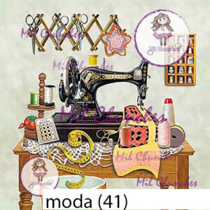 Cromo Papel Moda-041