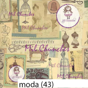 Cromo Papel Moda-043