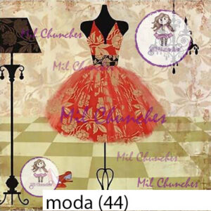 Cromo Papel Moda-044