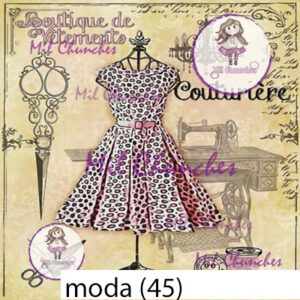Cromo Papel Moda-045
