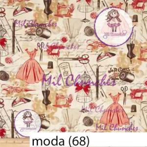 Cromo Papel Moda-068