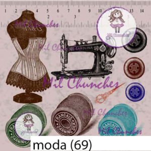 Cromo Papel Moda-069
