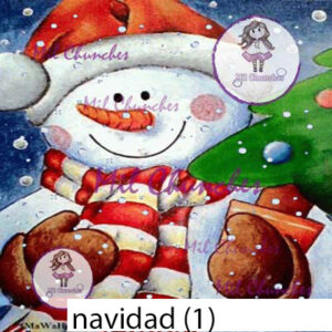 Cromo Papel Navidad 001