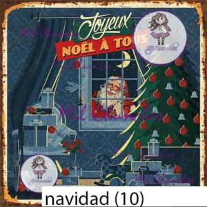 Cromo Papel Navidad 010