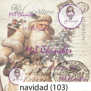 Cromo Papel Navidad-103